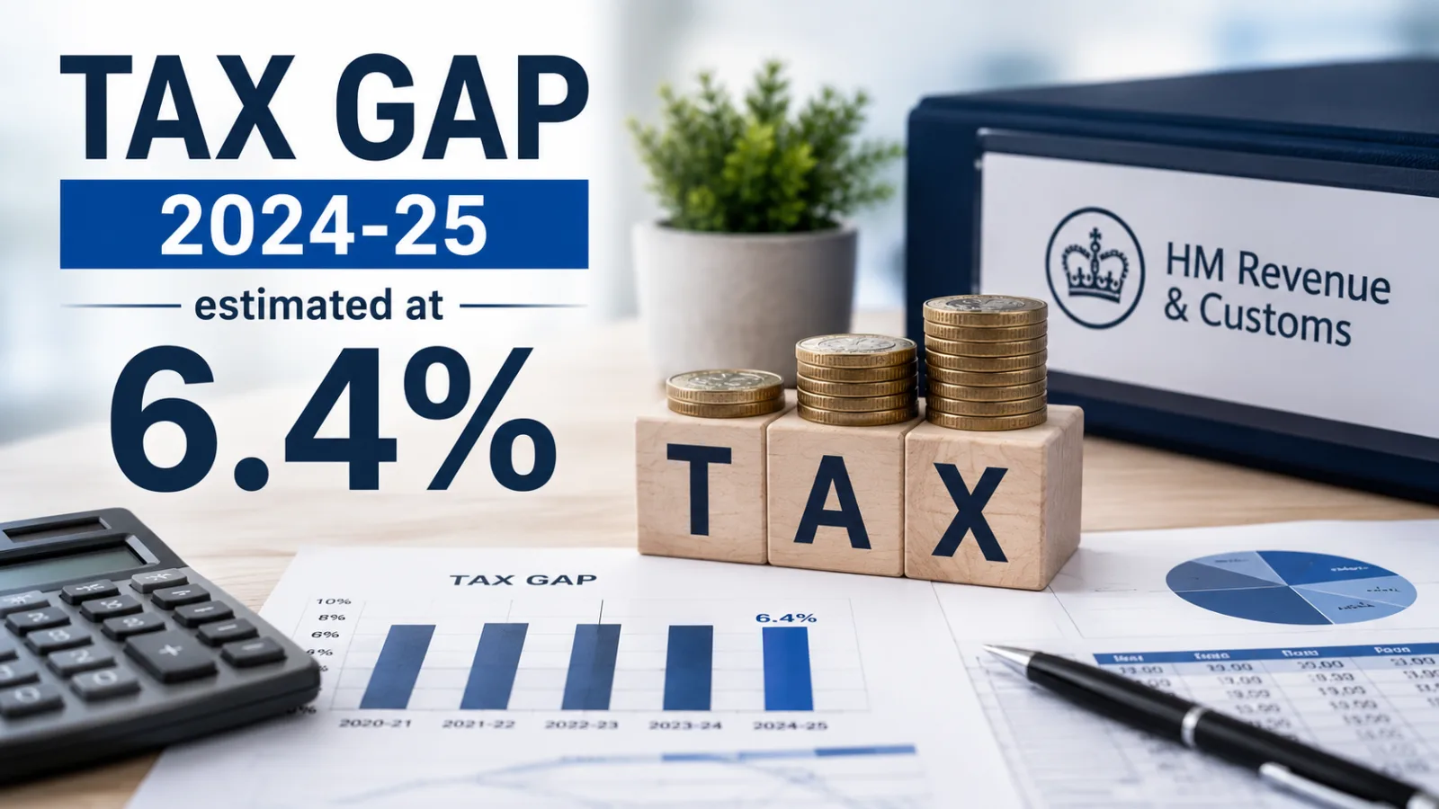 Tax Gap 2024-25 estimated at 6.4%